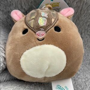 Thompson cheerful armadillo Squishmallow Plush key chain